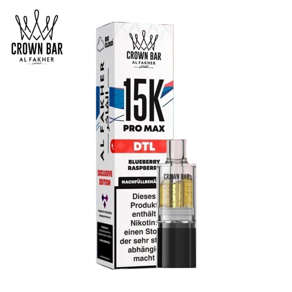 Al Fakher 15K Pro Max - Blueberry Raspberry - Pods 6mg DTL